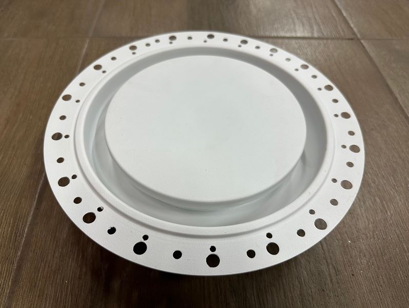 РЭД-ЛУК-SIR-D дизайнерский потолочный диффузор скрытого монтажа без видимого фланца secret белый 200