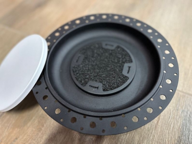 РЭД-ЛУК-SIR-D дизайнерский потолочный диффузор скрытого монтажа без видимого фланца secret белый 200